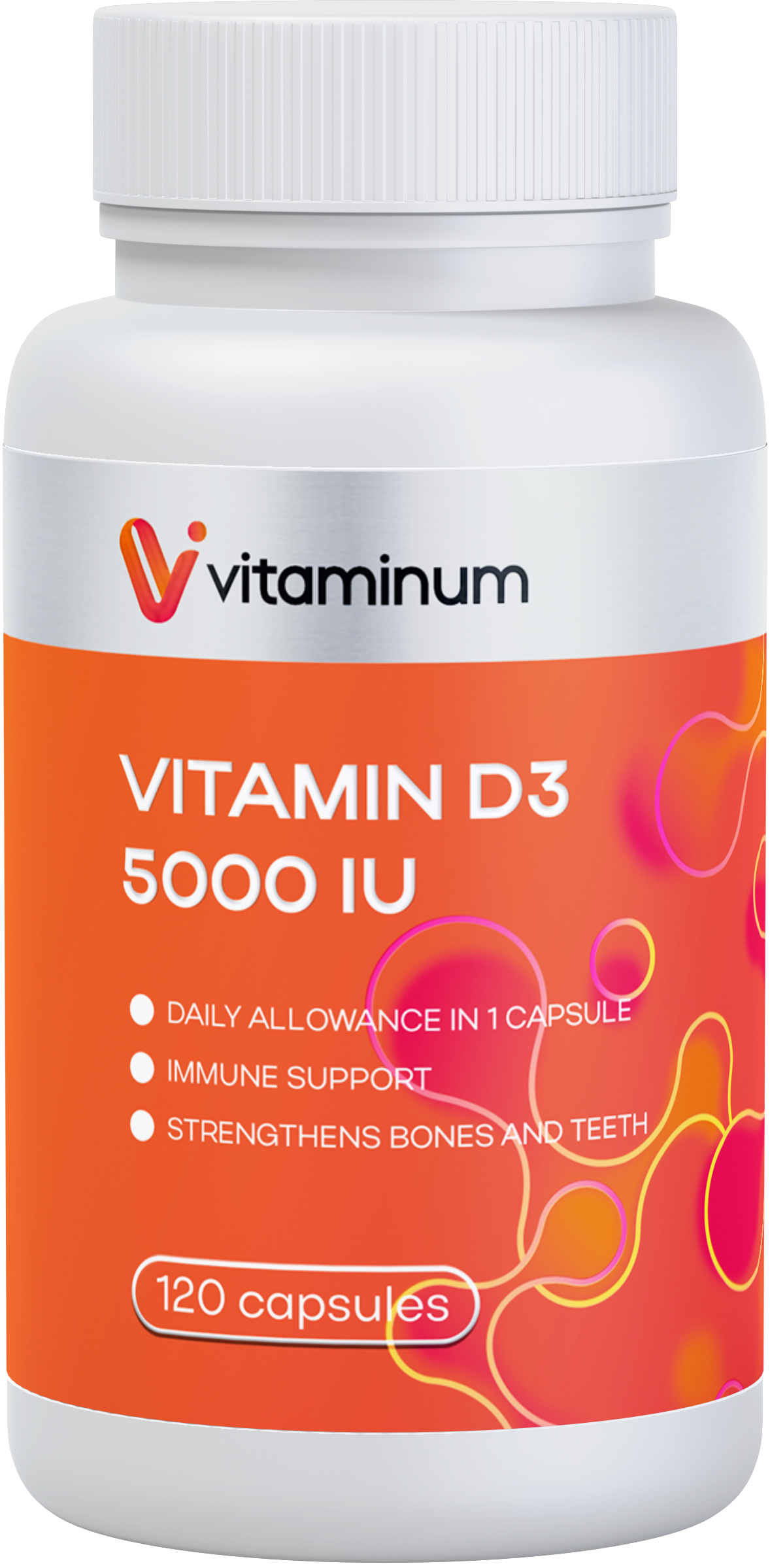  Vitaminum ВИТАМИН Д3 (5000 МЕ) 120 капсул 260 мг  в Тулуне